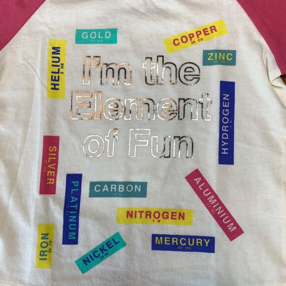 PEEK Science Elements T-Shirt Girls 18-24 Mos New Pink Top Toddler Girl Tee NWT - Picture 3 of 5